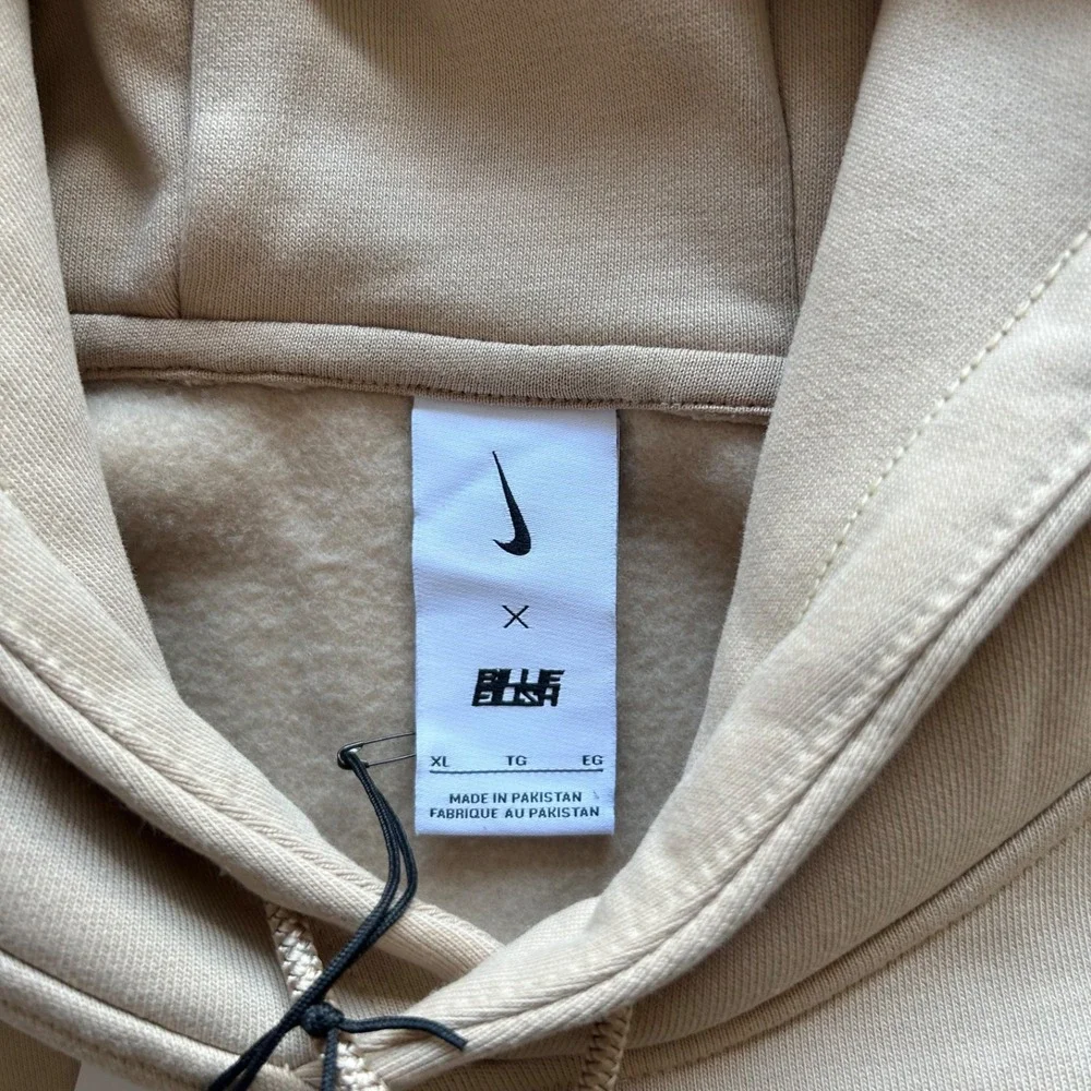 NWT Nike x Billie Eilish Fleece Hoodie Mushroom Tan Beige DQ7750-202 Mens XL